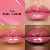 DIOR Addict Glass Lipstick помада для губ с эффектом блеска, 2,7 г, оттенок 306 ROSE CHARMS — фото 5