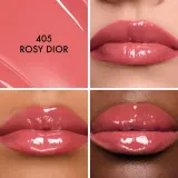 DIOR Addict Glass Lipstick помада для губ с эффектом блеска, 2,7 г, оттенок 405 ROSY DIOR — фото 5