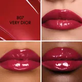 DIOR Addict Glass Lipstick помада для губ с эффектом блеска, 2,7 г, оттенок 807 VERY DIOR — фото 5