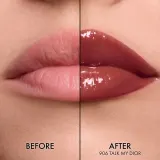 DIOR Addict Glass Lipstick помада для губ с эффектом блеска, 2,7 г, оттенок 906 TALK MY DIOR — фото 4