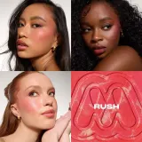 Morphe Cloudlight Soft Glow Diffused Blush румяна для лица BREEZE Travel Size 4 г, оттенок RUSH - Travel Size — фото 3