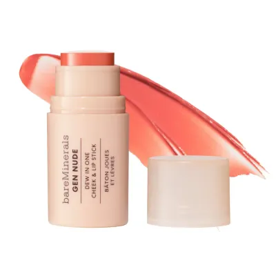 bareMinerals Gen Nude Lip and Cheek Balm бальзам для губ и щёк, Bare Necessity, 4,5 г, оттенок JUST PEACHY