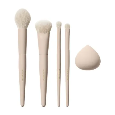 Morphe Oat Latte 5-Piece Face and Eye Brush Set набор кистей для лица и глаз 5 предметов, 1 шт