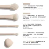 Morphe Oat Latte 5-Piece Face and Eye Brush Set набор кистей для лица и глаз 5 предметов, 1 шт — фото 3