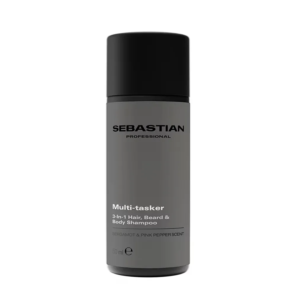 Sebastian Professional Multitasker шампунь 3 в 1 для волос бороды и тела 50 мл