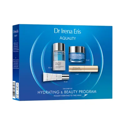 Dr Irena Eris Aquality Дорожный набор из 4 миниатюр для ухода и макияжа, 1 шт