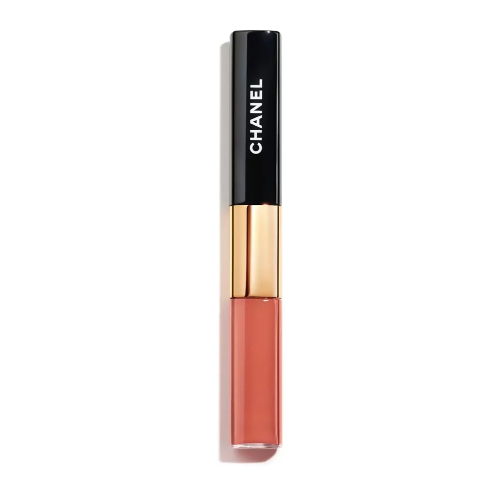 Chanel Long-Wear Lip Duo жидкая помада и блеск для губ 104 BRIGHT RASPBERRY, 8 мл, оттенок 148 - FEEL