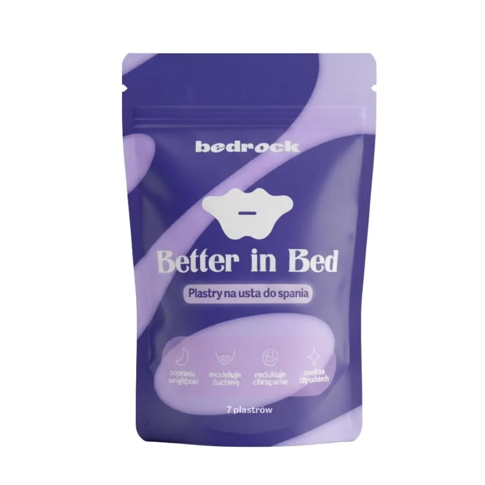 Bedrock Better in Bed шёлковые пластыри для рта для сна, 7 шт