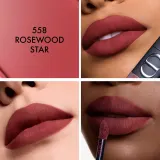 DIOR Rouge Dior On Stage Ink Blur Matte жидкая матовая помада для губ с блюр-эффектом, 6 мл, оттенок 558 - ROSEWOOD STAR — фото 4