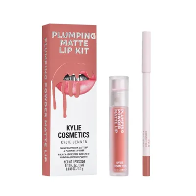 Kylie Cosmetics Plumping Matte Lip Kit набор для губ помада и карандаш 603 True Brown K, 1 шт, оттенок 802 – Candy K