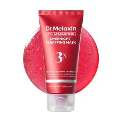Dr. Melaxin TX-Astaxanthin Overnight Wrapping Mask ночная маска-плёнка для сияния кожи, 80 мл