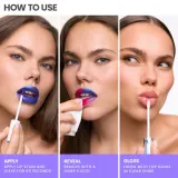 WONDERSKIN Wonder Blading All-Day Lip Stain стойкий тинт-маска для губ, оттенок DEMURE, 4 мл — фото 3