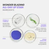 WONDERSKIN Wonder Blading All-Day Lip Stain стойкий тинт-маска для губ, оттенок DEMURE, 4 мл — фото 5