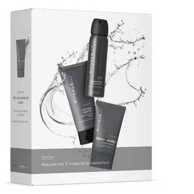 RITUALS Homme Trial Set мужской пробный набор для ухода за телом и лицом: пенка для душа, средство для умывания, антиперспирант, 1 шт