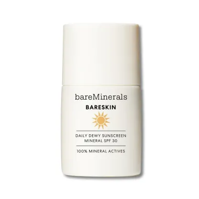 bareMinerals Daily Dewy Sunscreen Mineral SPF 30 солнцезащитный крем с оттенком для лица LIGHT 30 мл