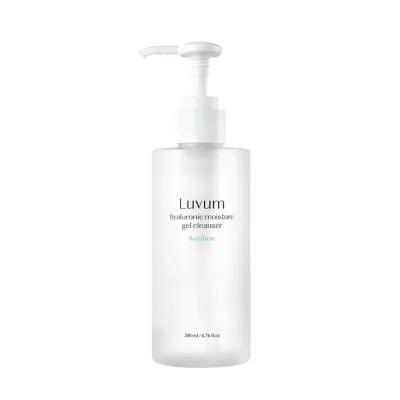Luvum Bamboo Hyaluronic Moisture Gel Clean очищающий гель для умывания лица, 200 мл