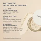 Morphe JUMBO BAKE and SET SOFT FOCUS SETTING POWDER фиксирующая пудра, оттенок TRANSLUCENT, 17,5 г — фото 4