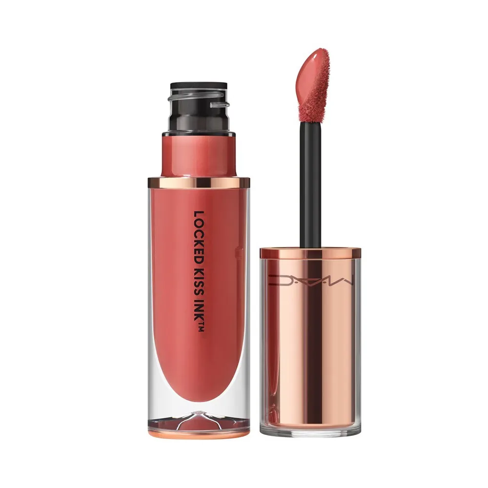 MAC Locked Kiss Ink жидкая помада для губ матовая, Sepia Collection, оттенок Bodacious, 4 мл