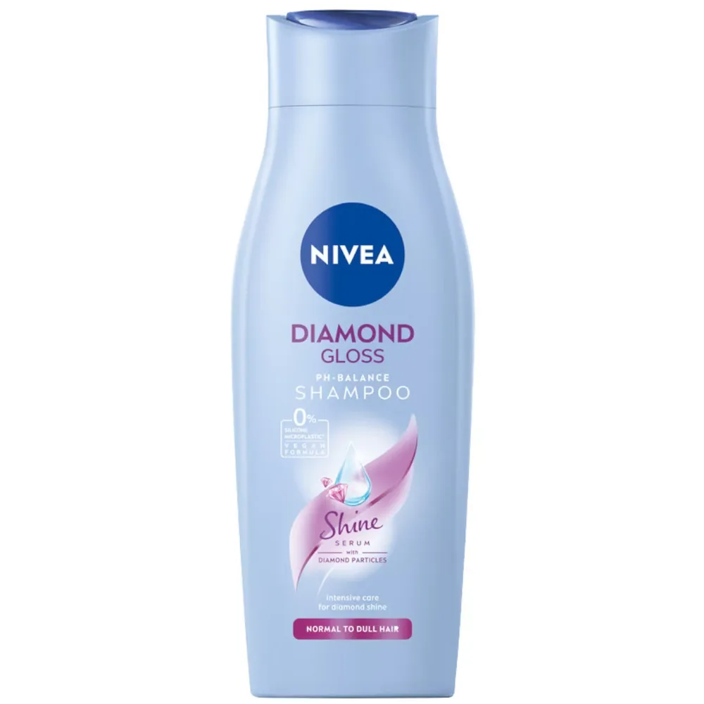 NIVEA Diamond Gloss Care шампунь ухаживающий для волос, 400 мл