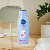 NIVEA Diamond Gloss Care шампунь ухаживающий для волос, 400 мл — фото 3