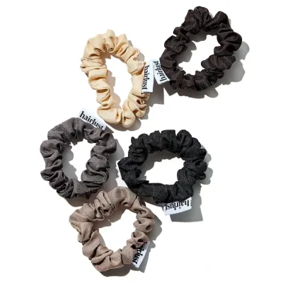 Hairlust Satin Silk Scrunchies маленькие сатиновые резинки для волос, 1 шт