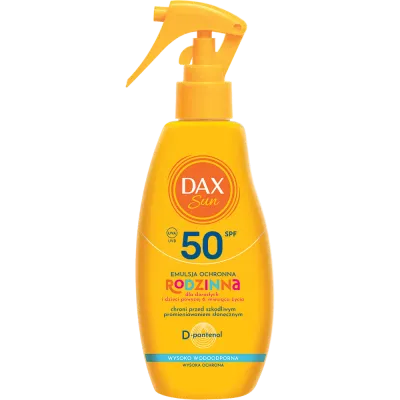 DAX Sun Эмульсия для загара семейная, SPF 50, водостойкая, 200 мл