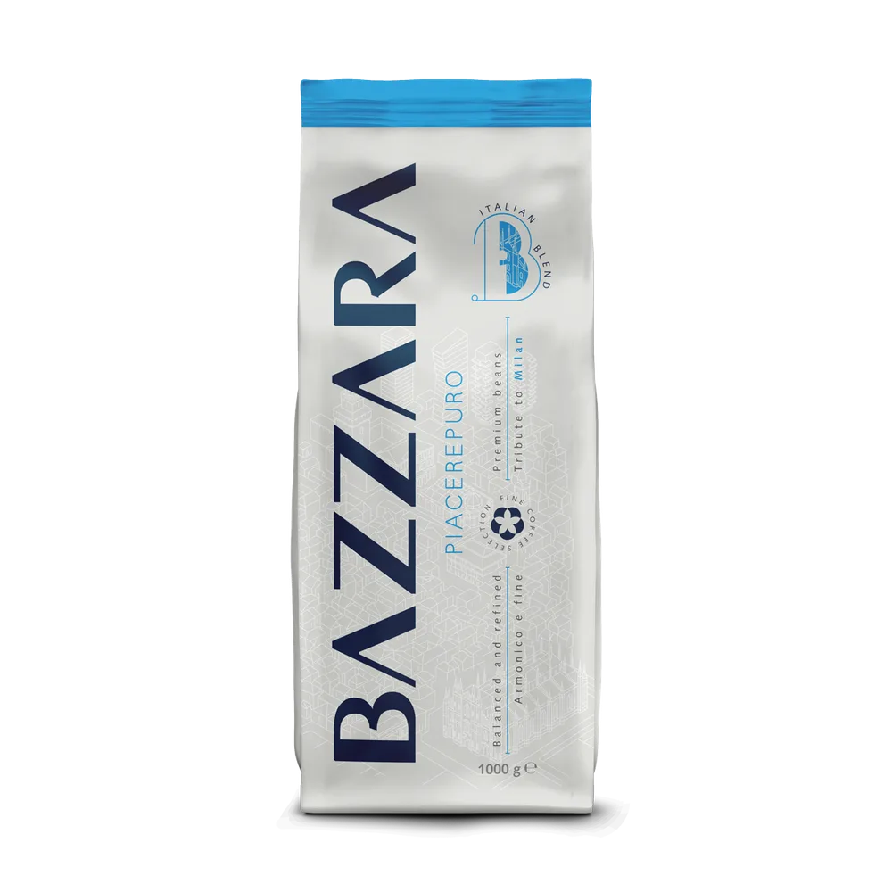 Кофе в зёрнах Bazzara Piacerepuro 100% арабика 1 кг