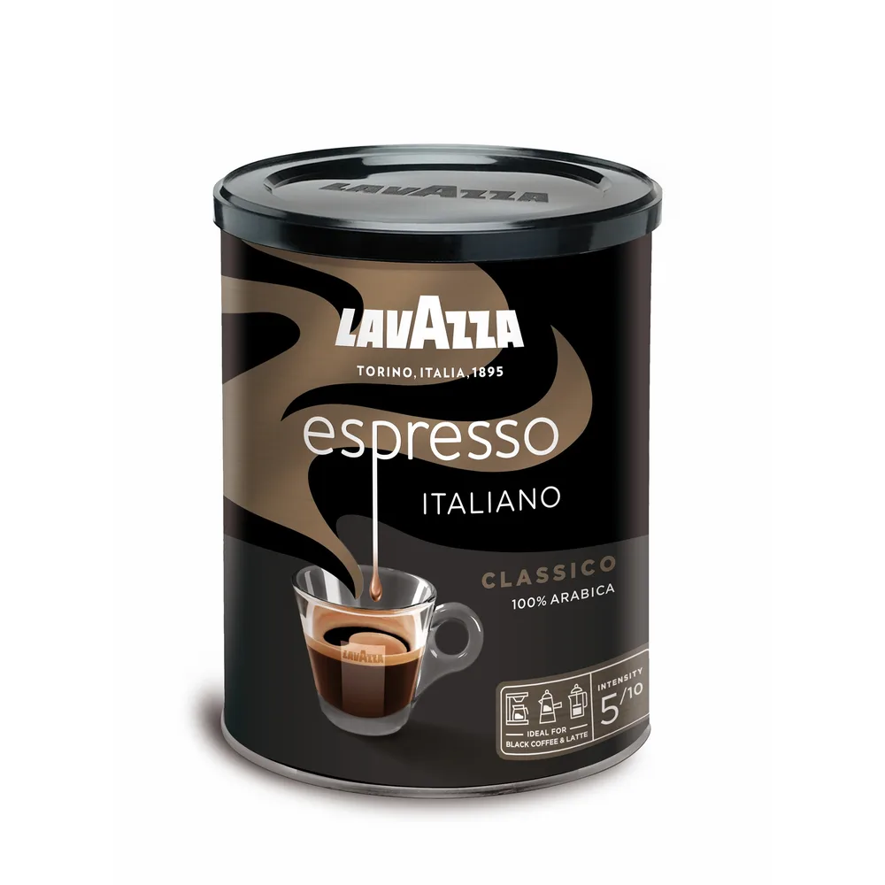 Кофе молотый Lavazza Espresso Italiano 250 г в жестяной банке