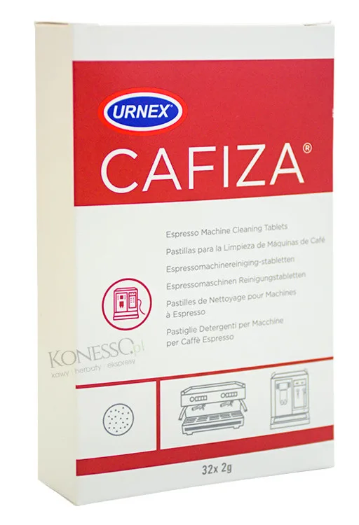 Таблетки чистящие для кофемашины Urnex Cafiza, 32 шт