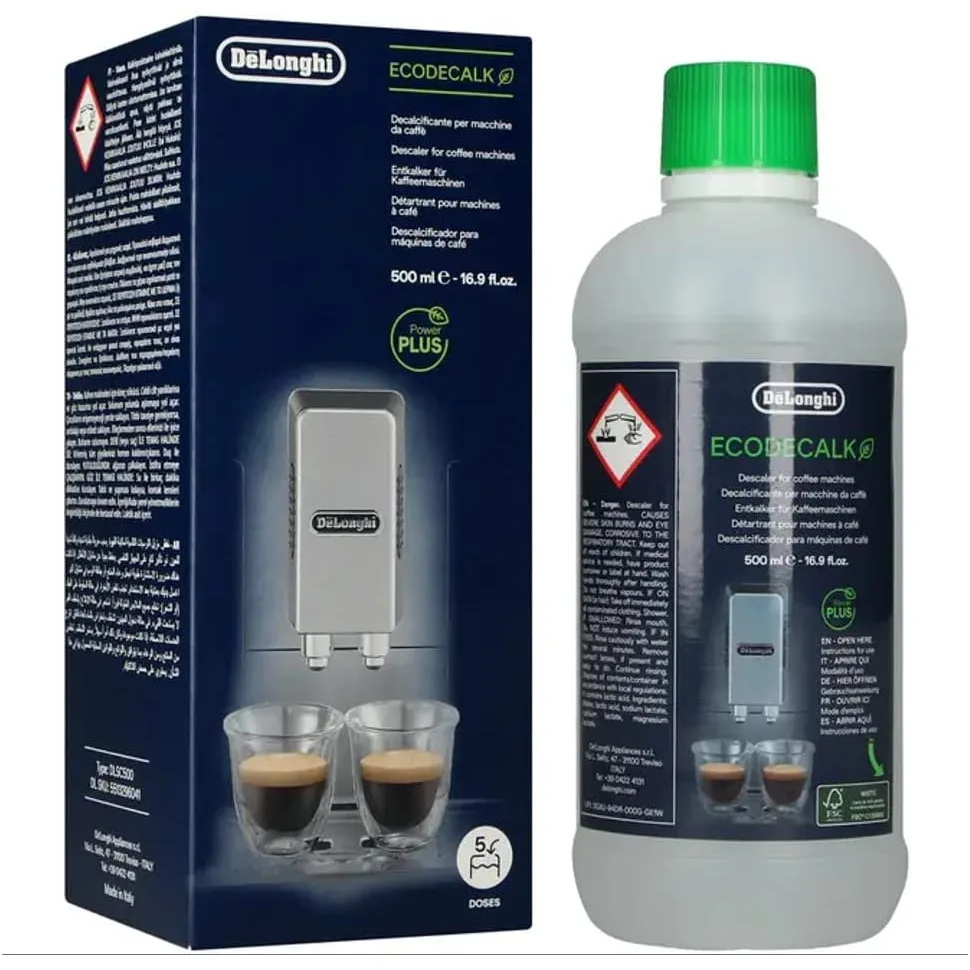 Средство от накипи DeLonghi EcoDecalk 500 мл DLSC500 (SER3018, SER1014)