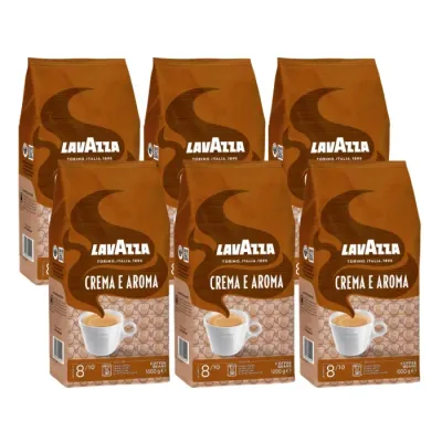 Кофе в зернах Lavazza Crema e Aroma набор 6 x 1 кг