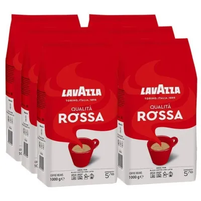 Кофе в зернах Lavazza Qualita Rossa набор 6х1 кг