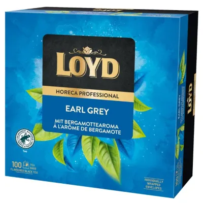 Чай черный Loyd Tea Earl Grey в пакетиках, 100х1,7 г