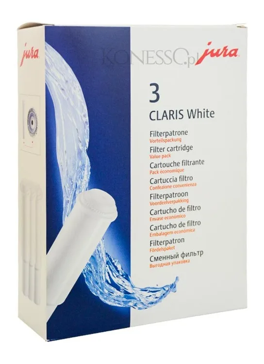 Фильтр для кофемашины Jura Claris White, комплект 3 шт