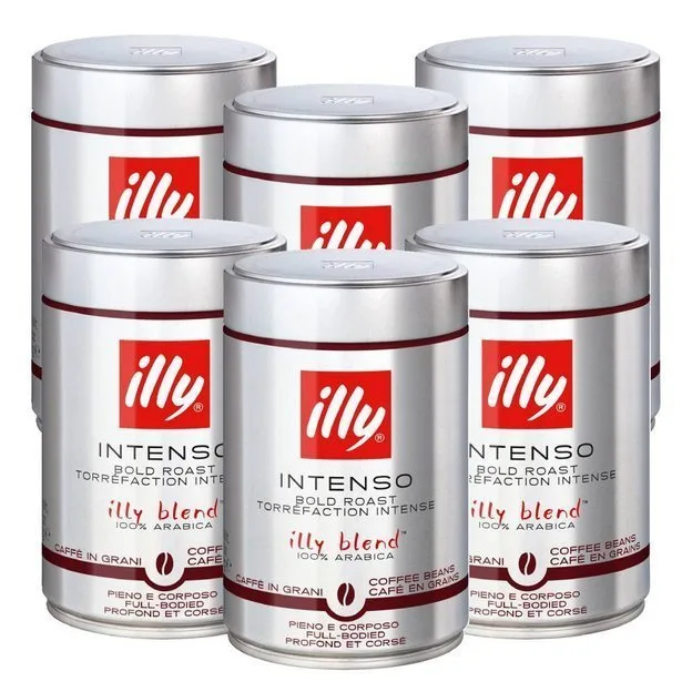 Набор кофе в зернах illy Intenso 6x250 г