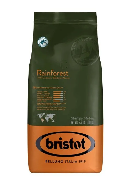 Кофе в зернах Bristot Rainforest 1 кг