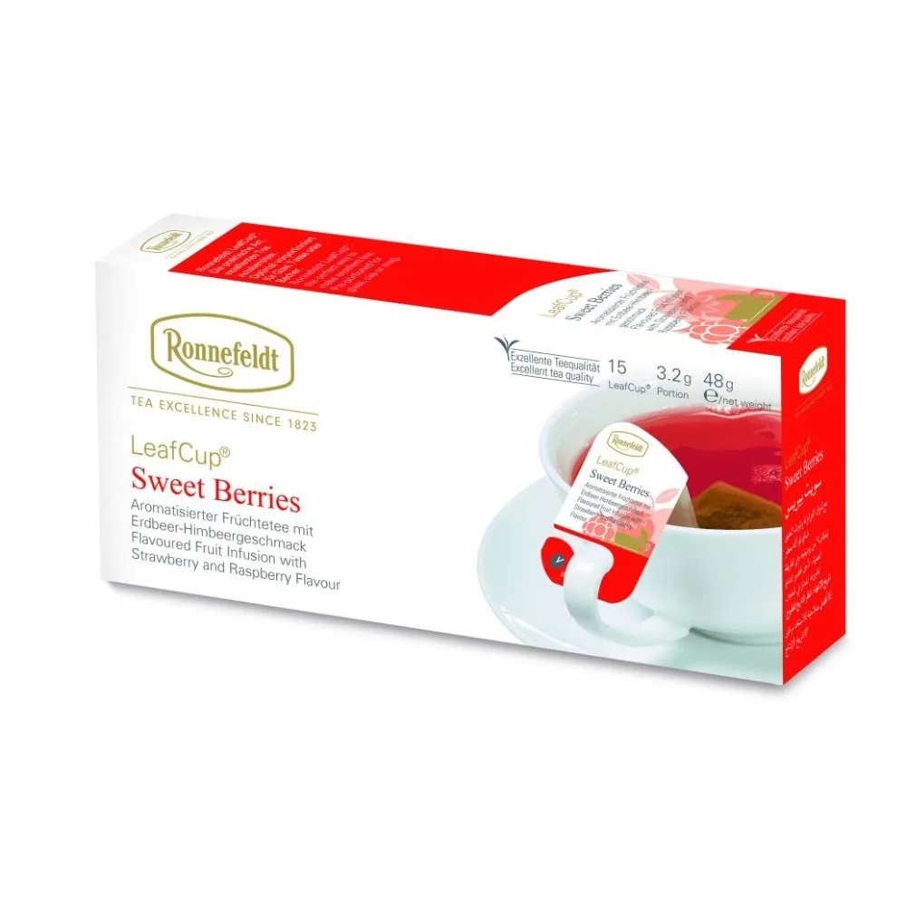 Фруктовый чай Ronnefeldt Leaf Cup Sweet Berries пакетированный