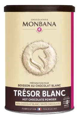Белая горячая шоколадная смесь Monbana Tresor 500 г