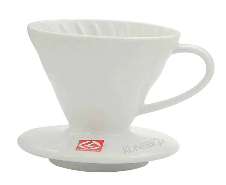 Керамическая воронка Hario V60-01 белая для заваривания кофе