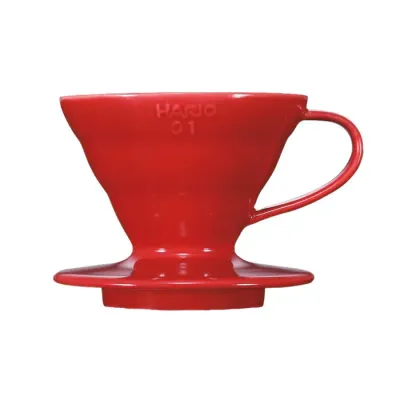 Керамический дриппер Hario V60-01 красный