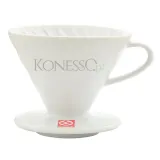 Керамическая воронка для кофе Hario V60-02, белая — фото 1
