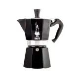 Гейзерная кофеварка Bialetti Moka Express черная на 6 чашек — фото 1