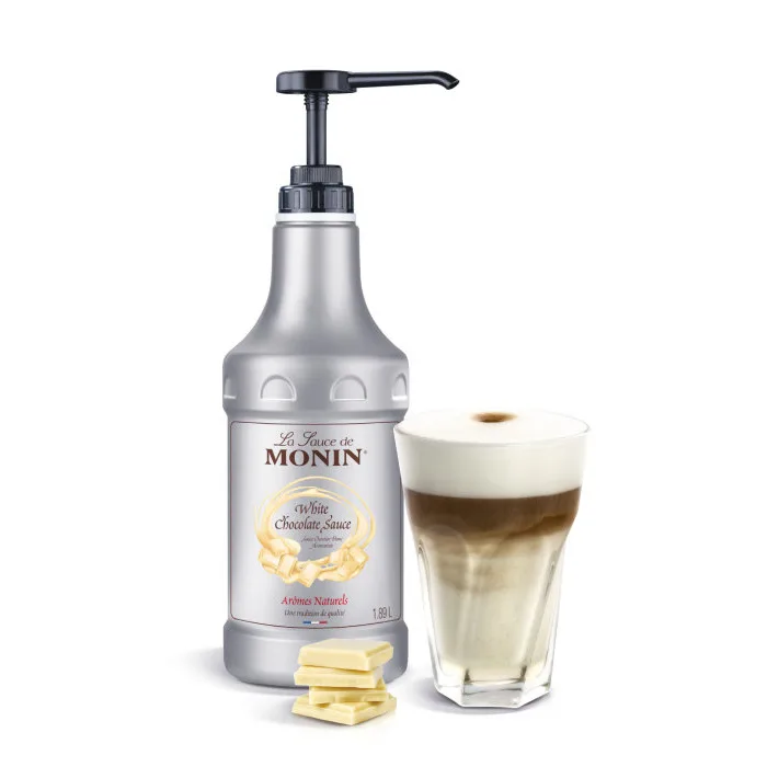 Соус со вкусом белого шоколада MONIN White Chocolate 1,89 л