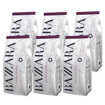 Набор из 6 упаковок кофе в зёрнах Bazzara Aromamore 1 кг