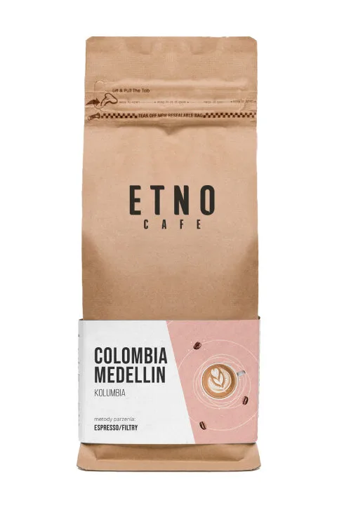 Кофе в зернах Etno Cafe Colombia Medellin 1 кг