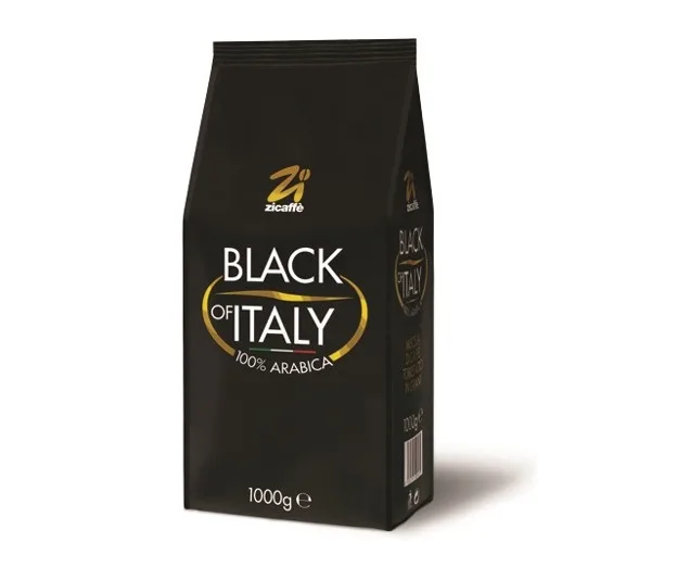 Кофе в зёрнах Zicaffe Black of Italy 100% арабика 1 кг