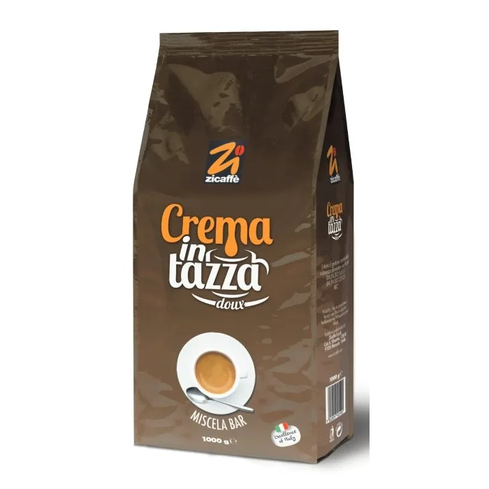 Кофе в зёрнах Zicaffe Crema in Tazza Doux, итальянская смесь, 1 кг