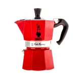 Гейзерная кофеварка Bialetti Moka Express на 3 чашки, красная — фото 1