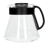 Сервировочный кофейный сервер Hario V60-02 Range Server 600 мл, чёрный — фото 1