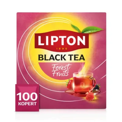 Чёрная чай Lipton Classic Forest Fruits в пакетиках 100х1,6 г